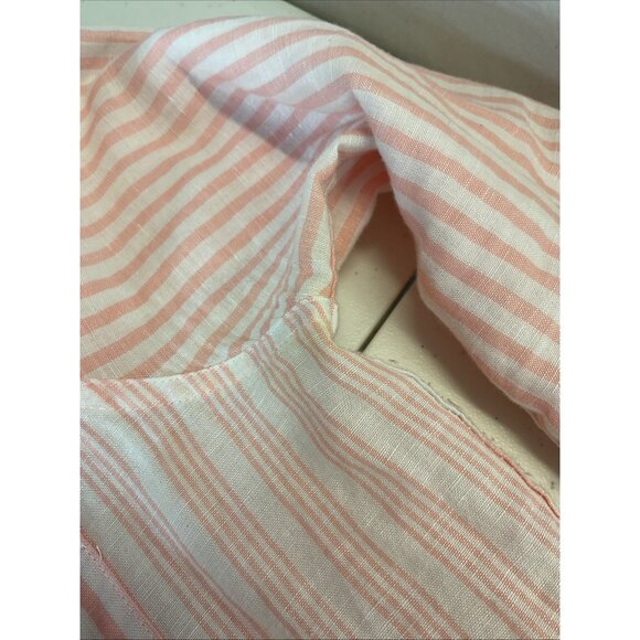 J. Crew womens Pink striped Button Down Shirt‎ 8 Tall "Boy" classic long sleeve - Picture 10 of 12